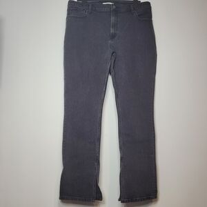 Abercrombie & Fitch Dark Gray Straight Leg Jeans
